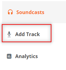 add track button