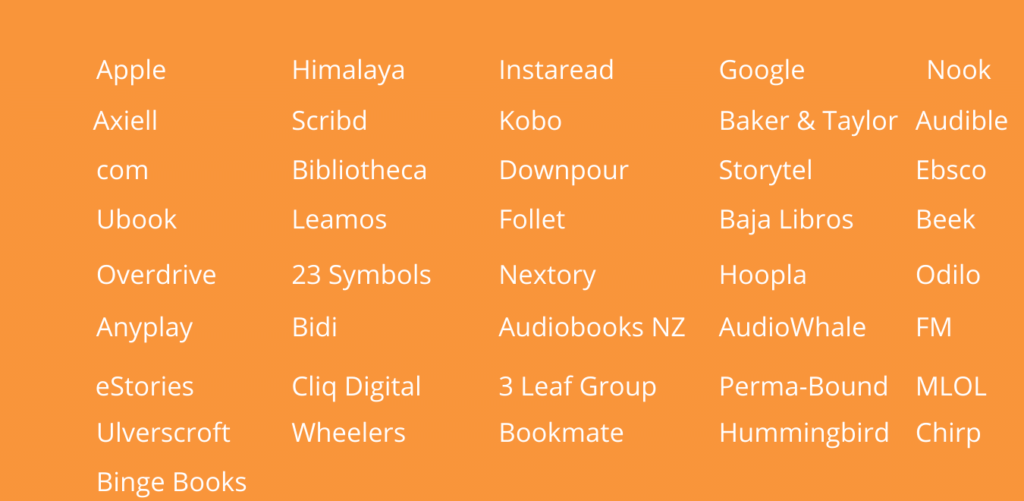 audiobook distributor retailers