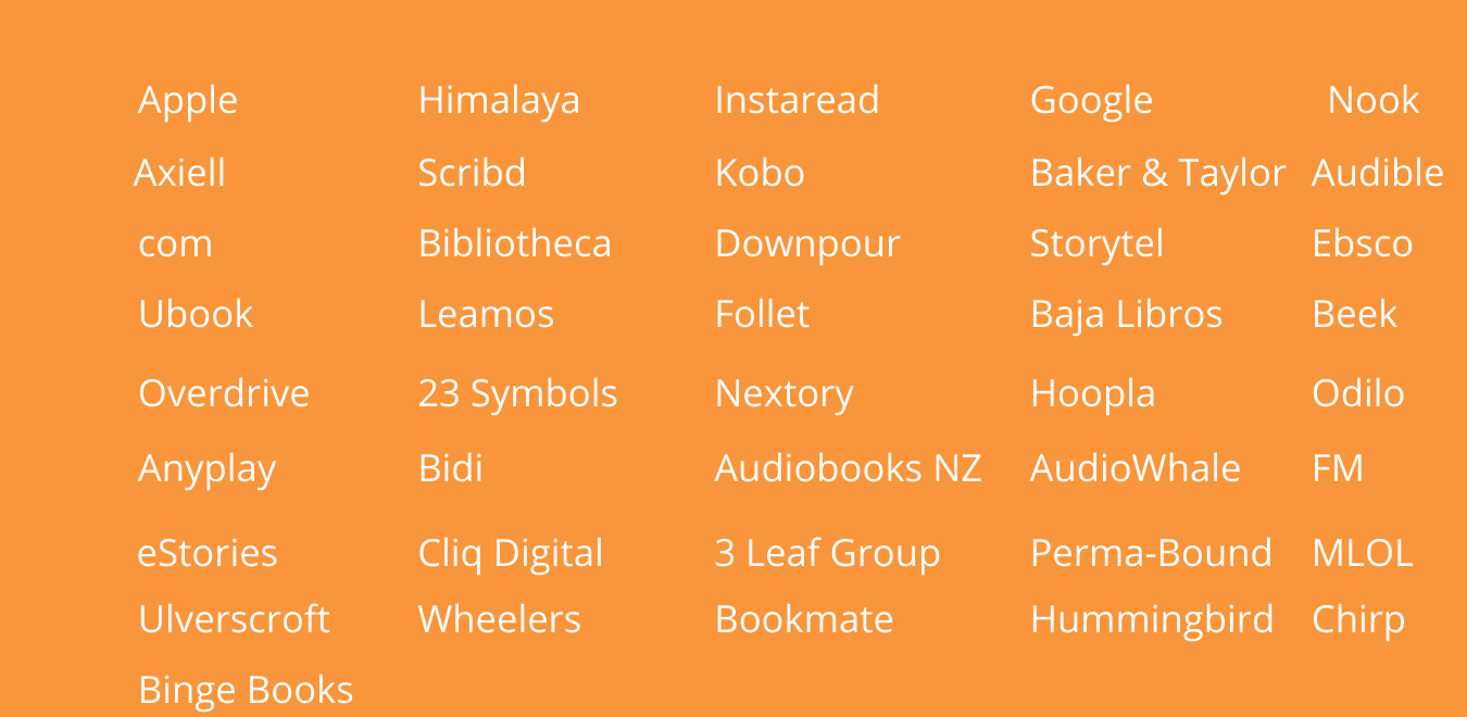 audiobook distributor retailers